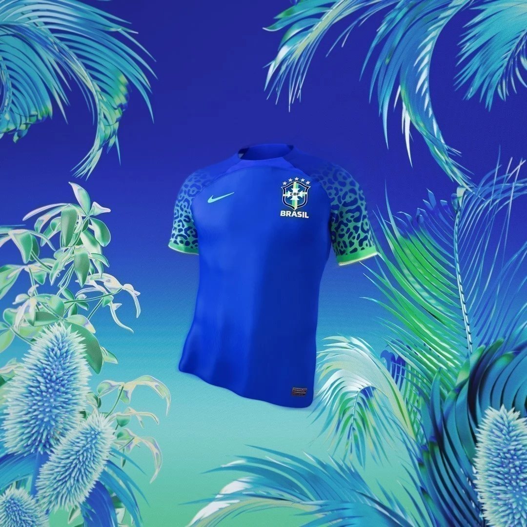 Brasilien VM Trøje 2022 Børn Udebanetrøje